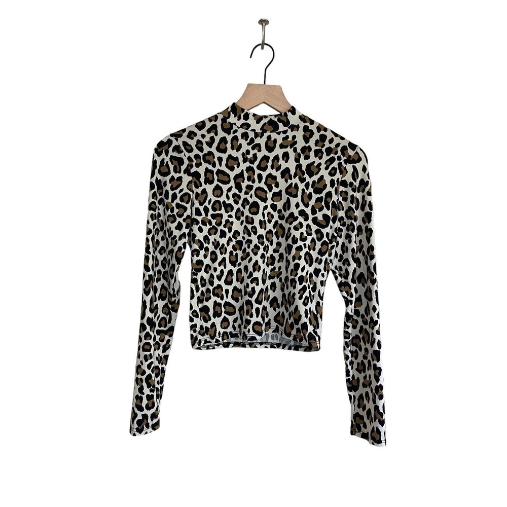 Gaze Leopard Long Sleeve Shirt Small